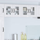 Væglågskab LUCCA 2 pcs Hvid højglans 60 x 31 x 40 cm