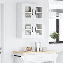 Væglågskab LUCCA 2 pcs Hvid højglans 60 x 31 x 40 cm