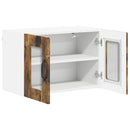 Væglågskab LUCCA 2 pcs Røget eg 60 x 31 x 40 cm Konstrueret træ