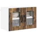 Væglågskab LUCCA 2 pcs Røget eg 60 x 31 x 40 cm Konstrueret træ