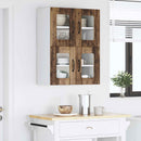 Væglågskab LUCCA 2 pcs Gammelt træ 60 x 31 x 40 cm