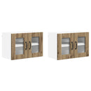 Væglågskab LUCCA 2 pcs Artisan-eg 60 x 31 x 40 cm