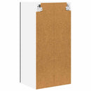 Væglågskab LUCCA 2 pcs Sort 40 x 31 x 80 cm Konstrueret træ