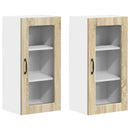 Væglågskab LUCCA 2 pcs Sonoma-eg 40 x 31 x 80 cm