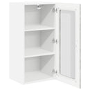 Væglågskab LUCCA 2 pcs Betongrå 40 x 31 x 80 cm Konstrueret træ
