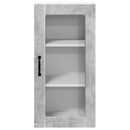 Væglågskab LUCCA 2 pcs Betongrå 40 x 31 x 80 cm Konstrueret træ