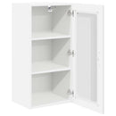 Væglågskab LUCCA 2 pcs Hvid højglans 40 x 31 x 80 cm