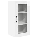 Væglågskab LUCCA 2 pcs Hvid højglans 40 x 31 x 80 cm