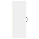 Væglågskab LUCCA 2 pcs Hvid højglans 40 x 31 x 80 cm