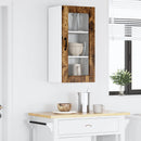 Væglågskab LUCCA 2 pcs Røget eg 40 x 31 x 80 cm Konstrueret træ