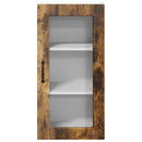 Væglågskab LUCCA 2 pcs Røget eg 40 x 31 x 80 cm Konstrueret træ