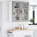 Væglågskab LUCCA 2 pcs Grå sonoma-eg 40 x 31 x 80 cm