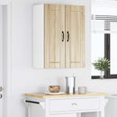 Vægskab LUCCA 2 pcs Sonoma-eg 30 x 31 x 80 cm Konstrueret træ
