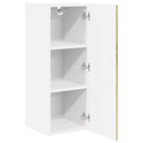 Vægskab LUCCA 2 pcs Sonoma-eg 30 x 31 x 80 cm Konstrueret træ