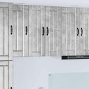 Vægskab LUCCA 2 pcs Betongrå 30 x 31 x 80 cm Konstrueret træ