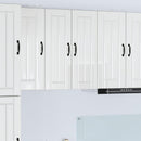 Vægskab LUCCA 2 pcs Hvid højglans 30 x 31 x 80 cm