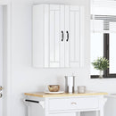 Vægskab LUCCA 2 pcs Hvid højglans 30 x 31 x 80 cm