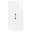 Vægskab LUCCA 2 pcs Hvid højglans 30 x 31 x 80 cm
