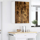Vægskab LUCCA 2 pcs Røget eg 30 x 31 x 80 cm Konstrueret træ