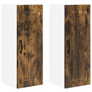 Vægskab LUCCA 2 pcs Røget eg 30 x 31 x 80 cm Konstrueret træ