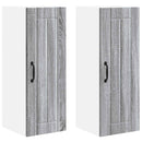 Vægskab LUCCA 2 pcs Grå sonoma-eg 30 x 31 x 80 cm
