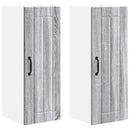 Vægskab LUCCA 2 pcs Grå sonoma-eg 30 x 31 x 80 cm