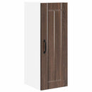 Vægskab LUCCA 2 pcs Brunt eg 30 x 31 x 80 cm Konstrueret træ