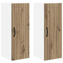 Vægskab LUCCA 2 pcs Artisan-eg 30 x 31 x 80 cm Konstrueret træ