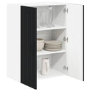 Væglågskab LUCCA Sort 60 x 31 x 80 cm Konstrueret træ
