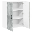 Væglågskab LUCCA Betongrå 60 x 31 x 80 cm Konstrueret træ
