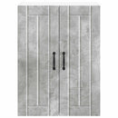 Væglågskab LUCCA Betongrå 60 x 31 x 80 cm Konstrueret træ