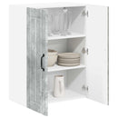 Væglågskab LUCCA Betongrå 60 x 31 x 80 cm Konstrueret træ