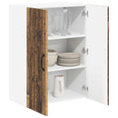 Væglågskab LUCCA Gammelt træ 60 x 31 x 80 cm Konstrueret træ