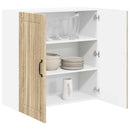 Vægskab LUCCA Sonoma-eg 80 x 31 x 80 cm Konstrueret træ