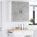 Vægskab LUCCA Betongrå 80 x 31 x 80 cm Konstrueret træ