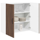 Vægskab LUCCA Brunt eg 80 x 31 x 80 cm Konstrueret træ