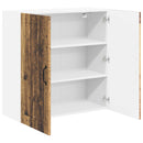 Vægskab LUCCA Gammelt træ 80 x 31 x 80 cm Konstrueret træ