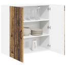 Vægskab LUCCA Gammelt træ 80 x 31 x 80 cm Konstrueret træ