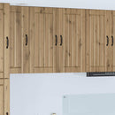Vægskab LUCCA Artisan-eg 80 x 31 x 80 cm Konstrueret træ