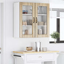 Væglågskab LUCCA Sonoma-eg 80 x 31 x 80 cm Konstrueret træ