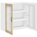 Væglågskab LUCCA Sonoma-eg 80 x 31 x 80 cm Konstrueret træ