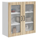 Væglågskab LUCCA Sonoma-eg 80 x 31 x 80 cm Konstrueret træ