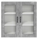 Væglågskab LUCCA Betongrå 80 x 31 x 80 cm Konstrueret træ