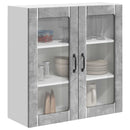 Væglågskab LUCCA Betongrå 80 x 31 x 80 cm Konstrueret træ