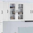 Væglågskab LUCCA Hvid højglans 80 x 31 x 80 cm Konstrueret træ