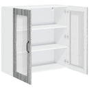 Væglågskab LUCCA Grå sonoma-eg 80 x 31 x 80 cm Konstrueret træ