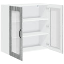 Væglågskab LUCCA Grå sonoma-eg 80 x 31 x 80 cm Konstrueret træ