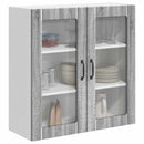 Væglågskab LUCCA Grå sonoma-eg 80 x 31 x 80 cm Konstrueret træ