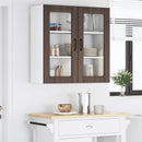 Væglågskab LUCCA Brunt eg 80 x 31 x 80 cm Konstrueret træ