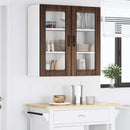 Væglågskab LUCCA Brunt eg 80 x 31 x 80 cm Konstrueret træ
